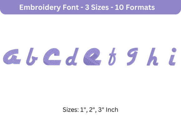 Airstream Font Lower Case a to I Review for Craft Fairs