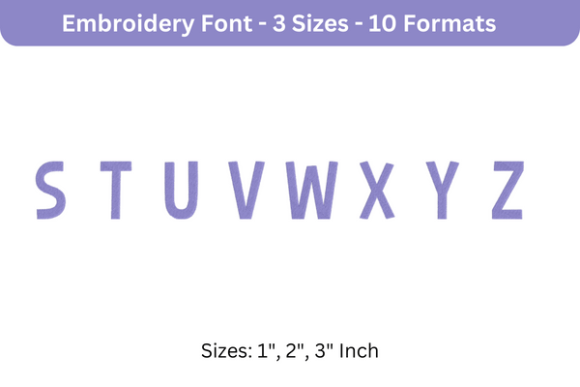Bimbo Font Uppercase S to Z Review for Seasonal Collections