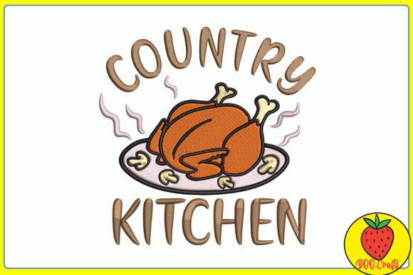 Country Kitchen Embroidery Review for Holiday Creations