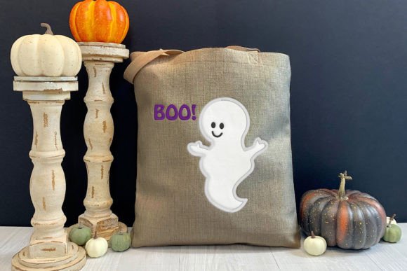 Cute Boo Ghost Applique Review