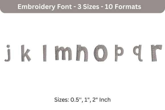 DrSue Font Lowercase J to R Review for Craft Fairs