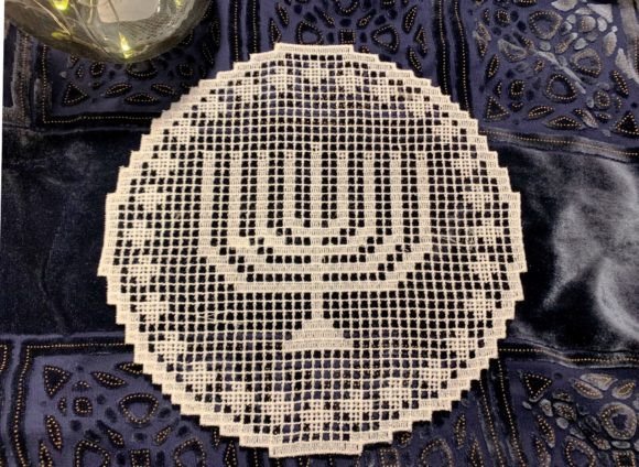 FSL Hanukkah Doily for Boutique Apparel