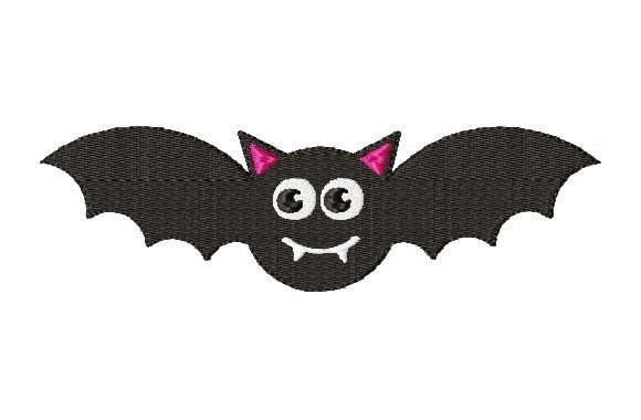 Halloween Bat: A Playful Embroidery Gem for Gifts