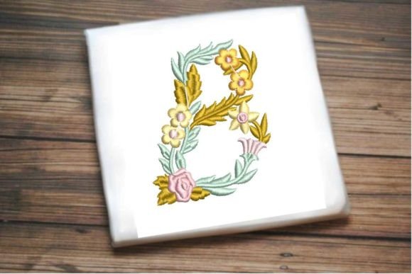 Letter B in Beautiful Flower Review for Holiday Sales