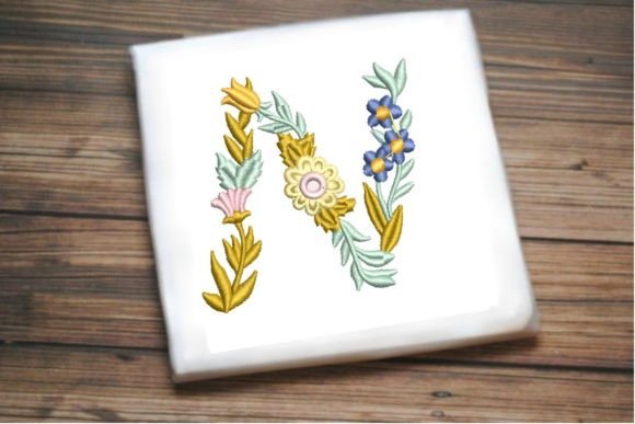Letter N in Beautiful Flower Review