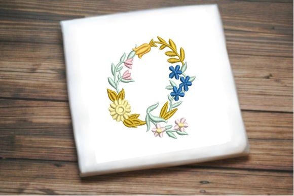 Letter Q in Beautiful Flower Review for Real Projects