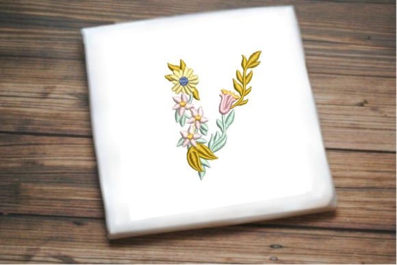 Letter V in Beautiful Flower Review for Boutique Drops
