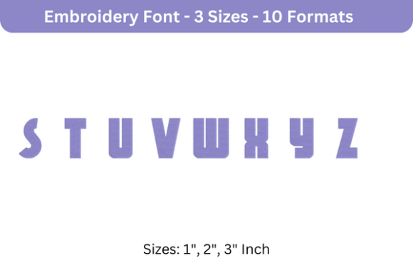 Reviewing Aerojones Font S to Z for Seasonal Embroidery Projects